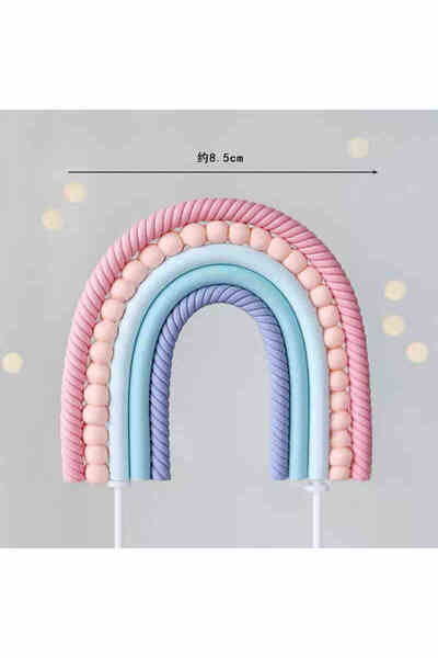 Choice9 1pcs Rainbow Unicorn Cake Decoration Birthday Cake Topper Girl Gifts ...