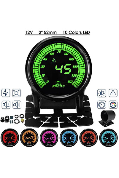 Choice6 ضغط الزيت (رطل/بوصة مربعة) 52 مم ضغط معزز درجة حرارة الماء درجة حرارة...