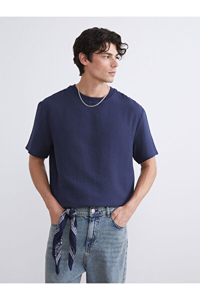 LC Waikiki Ανδρικό μπλουζάκι Peak New Season Crew Neck Muslin