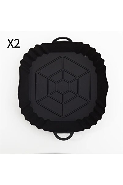 Choice1 X2 1pc/2pcs/3pcs Silicone Air Fryer Tray with Handle、Square Air Fryer...