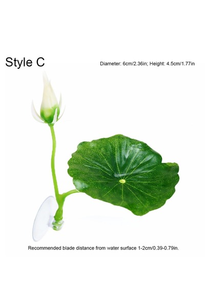 Choice18 C Plastic Betta Fish Rest Leaf Simulated Lotus Leaves/Artificial Lea...
