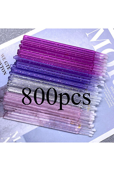 Choice1 800PCS Mixed 400/800pcs Micro Brush Crystal Lash Removing Swab Microb...