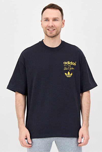 adidas Originals x Abdul Jabba Men Sportswear Fit Basketball T-Shirt, Dark Grey