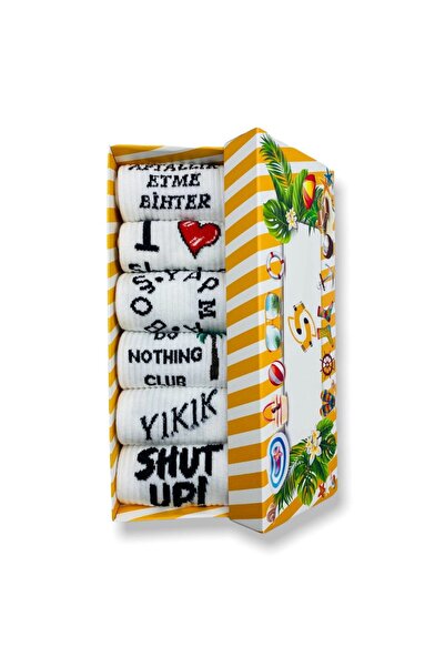 İbrahim Berk Men's Women's Socks Socket Long Socks Colorful Patterned Socks 6...