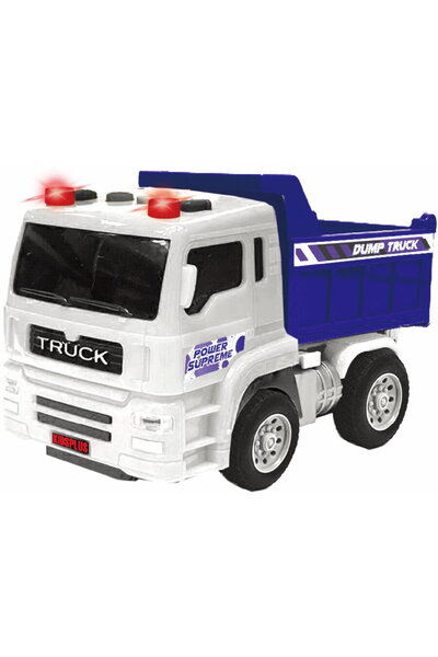 OEM CEVODLE DUMP TRUCK L&S FRICTION, 1/24, 17CM,PURPLE