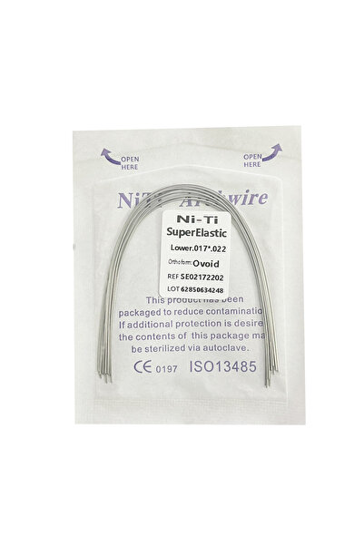 Choice8 17x22 Lower 10pcs/Pack AG Dental Orthodontic Arch Wires NITI Round / ...
