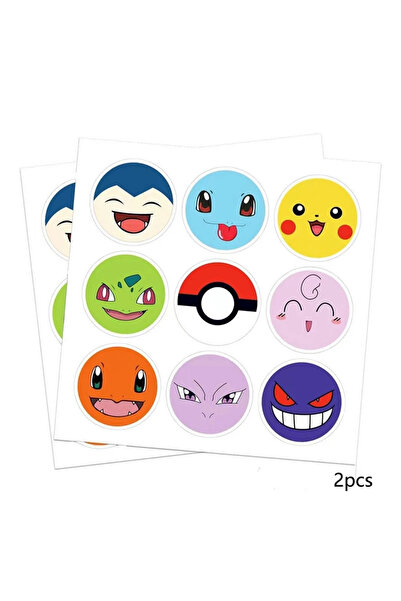 Choice24 sticker 2pcs Pokemon Packing Bag Birthday Theme Gift Bag Pikachu Par...