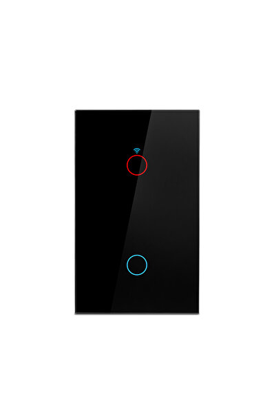 Choice5 مفتاح جداري ذكي أسود ثنائي الفتحات من تويا الأمريكية بتقنية الواي فاي...