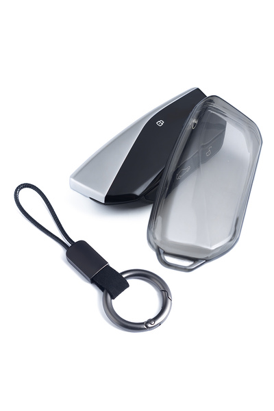 choice2 1x Key Case Keychain Slim Car Key Fob Case Cover Keychain For BMW 530...