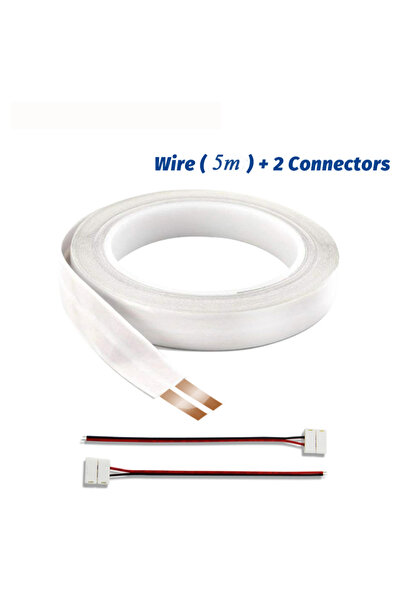 choice2 كابل مسطح ذهبي من FROGBRO للسماعات، سلك نحاسي 16 AWG ثنائي الموصل، سل...