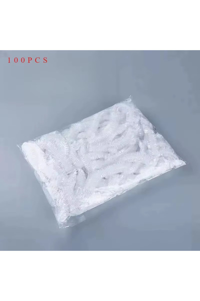 Choice10 A022-2 غطاء استحمام شفاف للاستخدام مرة واحدة، 100 قطعة أو 50/100 قطع...