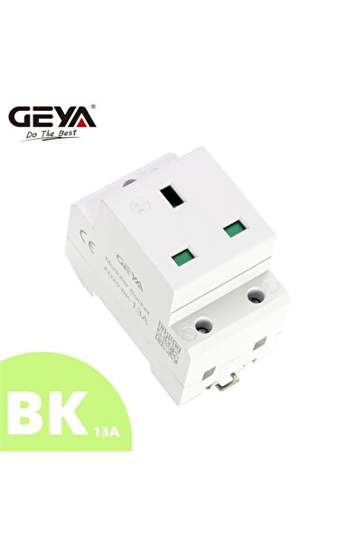 Choice4 UK(BK) with Shutter GEYA Din Rail Sket Modular Type AC Power Sket Plu...