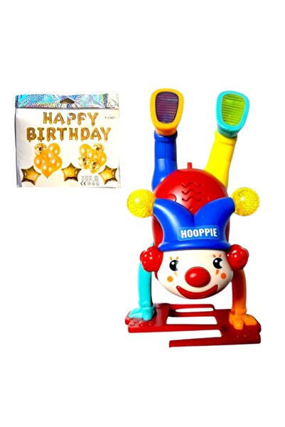 OEM Jucarie electrica,clovn mergator,efecte sonore/luminoase,h = 21 cm,03 ani...