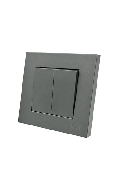 choice2 مفتاح كهربائي ثنائي الاتجاه أحادي الاتجاه، رمادي اللون، من نوع Power ...