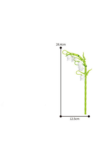 Choice6 JM-9095-5 13 نمطًا من مكعبات بناء الزهور الجميلة: ورد، عيد الحب، لافن...