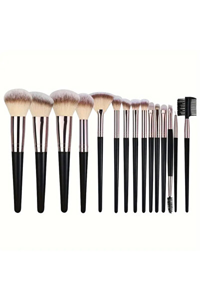 Choice3 132-BK-15PCS 3-20PCS مجموعة فرش مكياج ناعمة ورقيقة، أدوات تجميل لكريم...