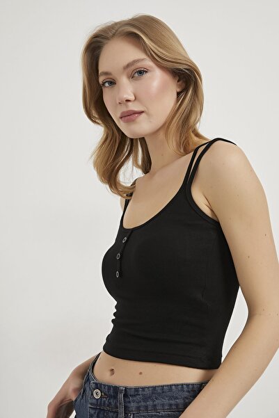 Arma Life Armalife 5003 double strap button detail coated women's bustier