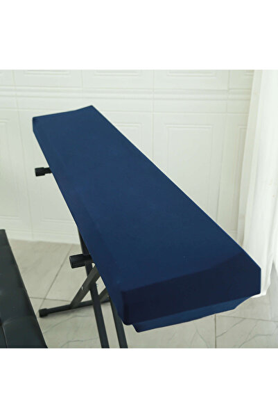 Choice5 غطاء لوحة مفاتيح بيانو إلكتروني أزرق داكن، مقاوم للماء، قابل للطي، مق...