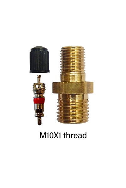 Choice4 صمام تعبئة خزانات ضاغط الهواء M10 1/4 NPT 1/8 NPT M10، صمام شريدر نحا...