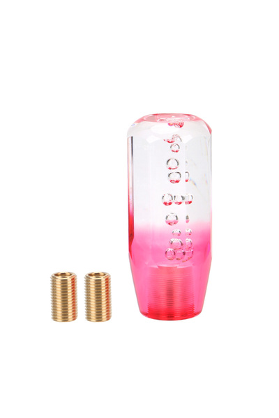 Choice4 10cm Transparent red 10/15CM Car Gear Shift Knob Manual Transmission ...