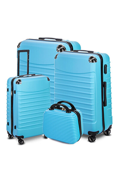 Other Set de bagaje CONSEÉ albastre 4 în 1 cu roți pivotante