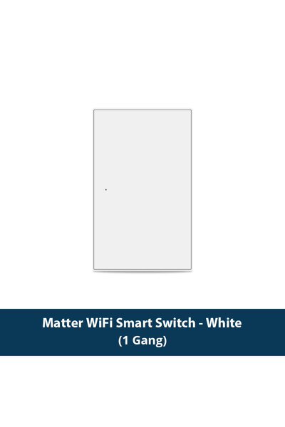 Choice7 مفتاح إضاءة جداري ذكي أبيض اللون، أحادي المخرج، يدعم تقنية واي فاي، ي...