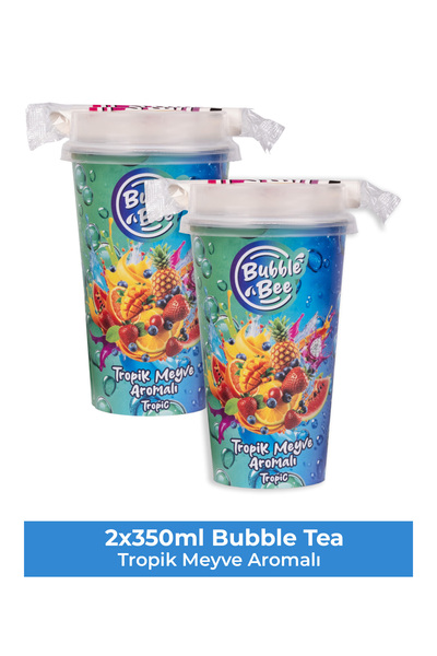 Bubble Bee Tea Tropik Meyve Aromalı - 2 Adet