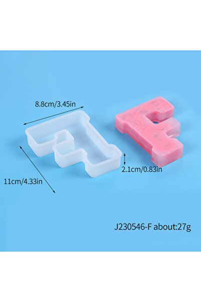 Choice20 F A to Z Large Letter Silicone Mold Capital Alphabet Epoxy Molds DIY...