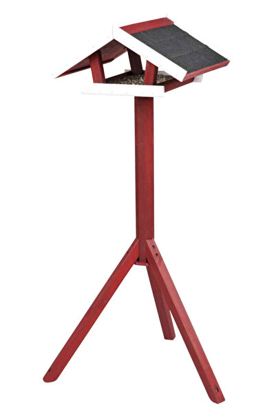 Trixie Hrănitoare de exterior, tip casă cu suport, lemn, 46x22x44 cm/1,15 m, ...
