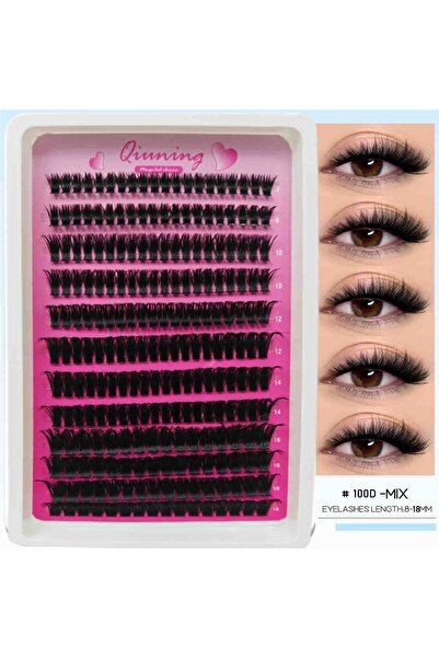 Choice5 0.07mm D QN-100D QIUNING Lashes Clusters Cat Eyelashes Wispy Individu...