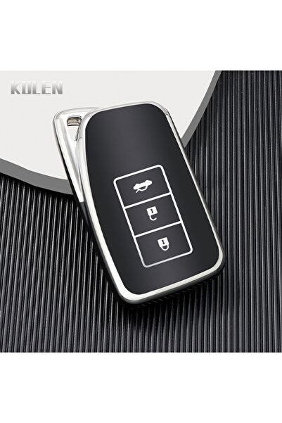 Choice3 غطاء حماية جديد أسود اللون من مادة TPU لمفتاح السيارة عن بعد بثلاثة أ...