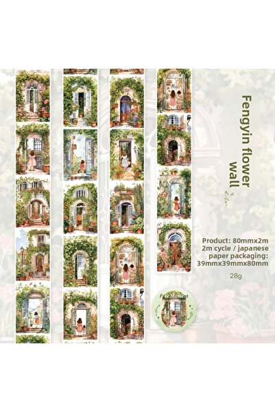 choice2 d Journal GO 8X200cm شريط واشي متعدد المشاهد قابل للتمزيق DIY سكرابوك...