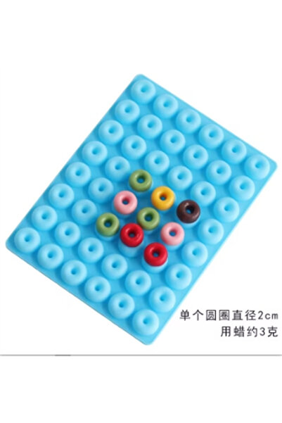 Choice7 قالب سيليكون لشمعة دقيق الذرة الملونة بشكل عشوائي، قالب خبز فوندان، ق...