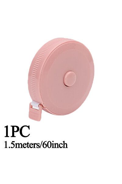 Choice6 1PC Round-Pink 1pc Retractable Soft Tape Measure Dual Sided Tailor Me...