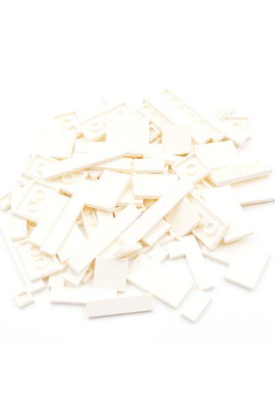 Choice1 white 150PCS DIY Model Smooth Thin Building Blks M Multicolour Toy Pa...