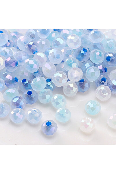 Choice4 120 قطعة من الخرز الزجاجي اللامع بألوان متنوعة، مقاس 4 مم، خرز دائري ...