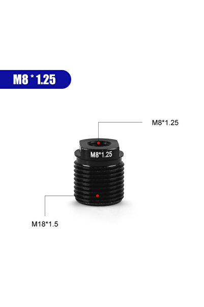 Choice1 محول مقبض ناقل الحركة من الألومنيوم M8x1.25 بخيط داخلي M8x1.25/M10x1....