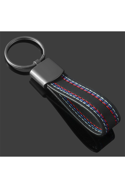 Choice A1 gun color Leather Car Emblem Key Fobs Keyring Key Chain Decoration ...