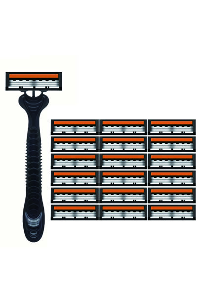 Choice1 ماكينة حلاقة بمقبض واحد و18 شفرة، مقاومة للماء بنسبة 100%، تصميم جديد...