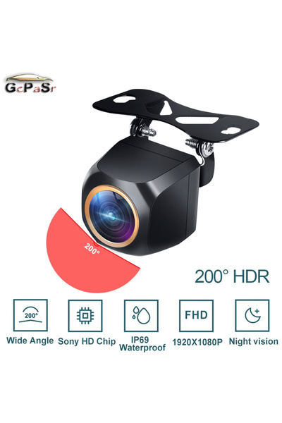 Choice1 كاميرا سوني للرؤية الخلفية للسيارة بزاوية 200 درجة وعدسة عين السمكة ا...