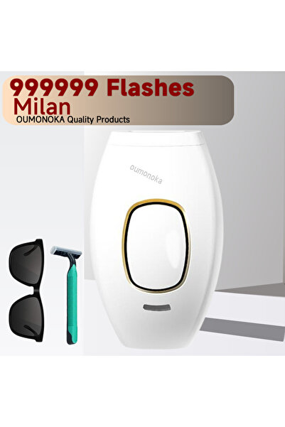 Choice9 جهاز إزالة الشعر بتقنية IPL من ميلانو، مزود بقابس أمريكي، 999999 ومضة...