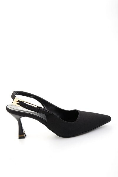 Bambi Siyah Kadın Abiye Ayakkabı K01670054238