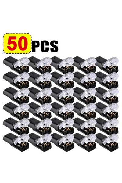 choice2 50 قطعة، عبوة من 20/50/100 قطعة، موصلات أسلاك مزدوجة قابلة للتوصيل مع...