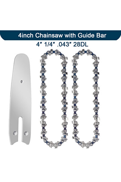 Choice6 مجموعة 4 بوصات، قضيب منشار 4/6/8 بوصات، 28/36 عقدة، ملحقات منشار كهرب...