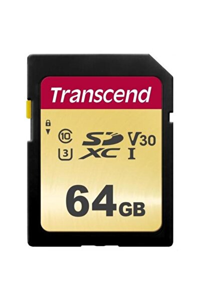 Transcend Card de memorie SDXC SDC500S, 64 GB, clasa 10