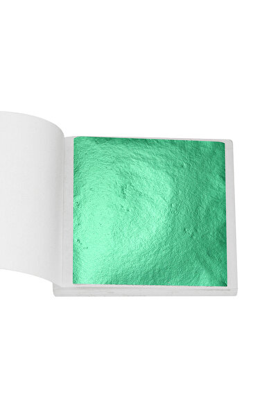 Choice15 Grass green 100Pcs Imitation Gold Foil Paper Leaf Gilding Sheets Sil...