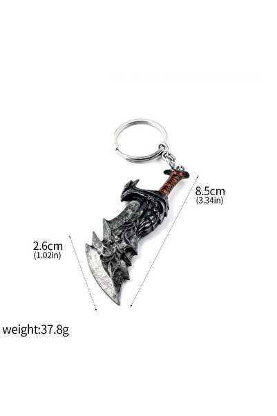 Choice4 K00153-02 Game God Of War Series Kratos Sword Weapon Keychain Pendant...