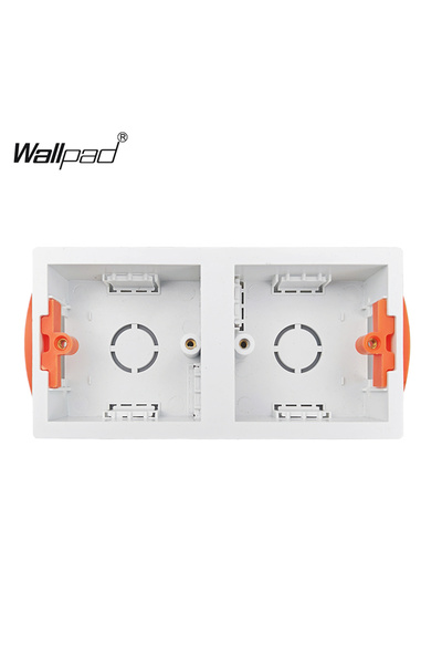 Choice4 2 Gang Box 1pc 146 Type UK Standard 35mm Depth Dry Lining For Gypsum ...