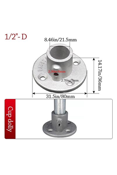 Choice7 1-2--- D وصلة أنابيب جديدة مقاس 1/2 بوصة / 3/4 بوصة، مصنوعة من سبائك ...