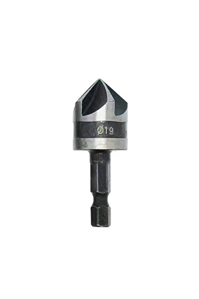 Choice مجموعة من 3 قطع من رؤوس الثقب الغاطسة السداسية مقاس 19 مم بزاوية 90 در...